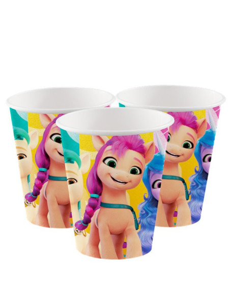 Bicchieri di compleanno My Little Pony - Bellefete.ch - Svizzera - Decorazioni di compleanno My Little Pony