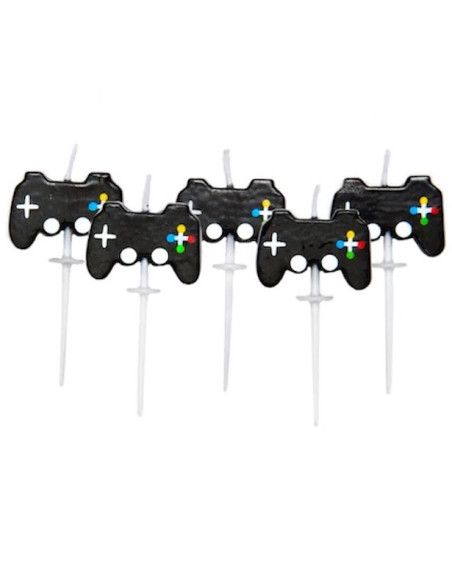 Candele Manette - Giochi Video - Decorazioni per torte - Bellefete.ch - Svizzera