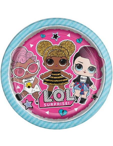 LOL Surprise Geburtstagsteller - Party und Snack Baby - Bellefete.ch