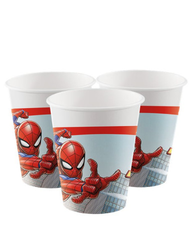 Gobelets d'anniversaire « SpiderMan » - Bellefete.ch - Suisse - Décorations de fête Spiderman
