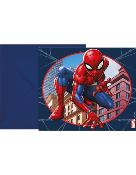 Inviti di compleanno Spider-Man - Bellefete.ch - Svizzera - Decorazioni per feste Spiderman