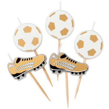 Candele Compleanno Calcio - Decorazione Torta Bambino - Bellefete.ch