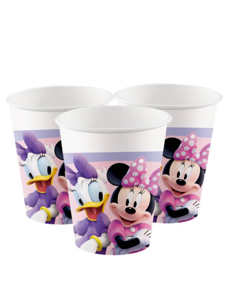 Bicchieri da festa Minnie Mouse - Decorazione Tavolo Festa Tema Disney - Bellefete.ch