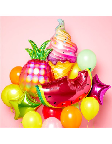 Wassermelonenförmiger Ballon