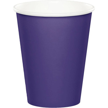 Gobelets en carton violet - Bellefete.ch - Suisse - Vaisselle jetable violet