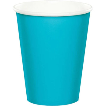 Gobelets de fête Turquoise - Vaisselle jetable pour fête et anniversaire - Bellefete.ch