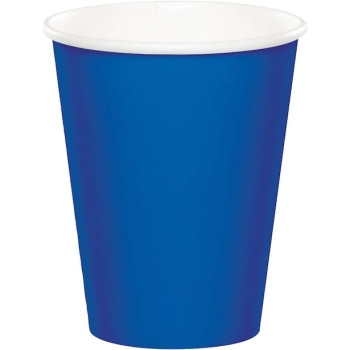 Königsblaue Gläser aus Pappe - Bellefete.ch - Schweiz - Einweggeschirr königsblau