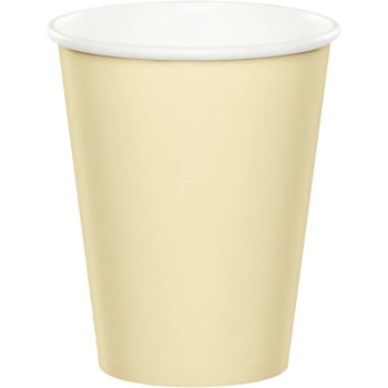 Gobelets de fête Ivoire - Vaisselle jetable - Bellefete.ch - Suisse