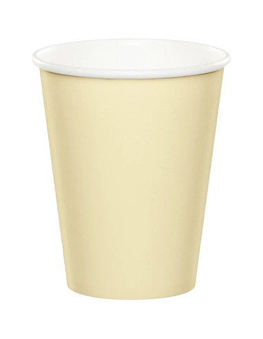 Gobelets de fête Ivoire - Vaisselle jetable - Bellefete.ch - Suisse