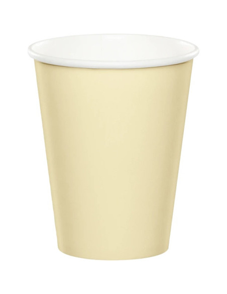 Gobelets de fête Ivoire - Vaisselle jetable - Bellefete.ch - Suisse