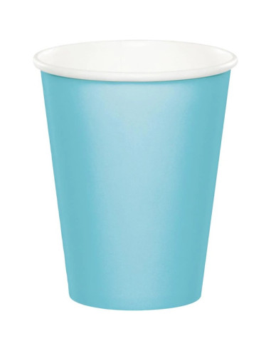 Bicchieri blu chiaro in cartone - Bellefete.ch - Svizzera - Stoviglie usa e getta colore azzurro