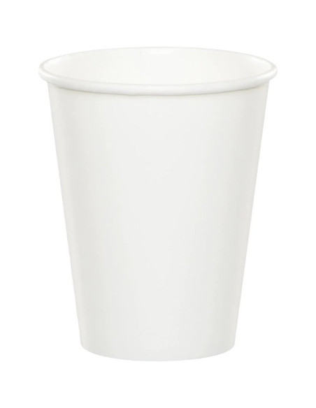 Weiße Pappgläser - Bellefete.ch - Schweiz - Einweggeschirr weiß