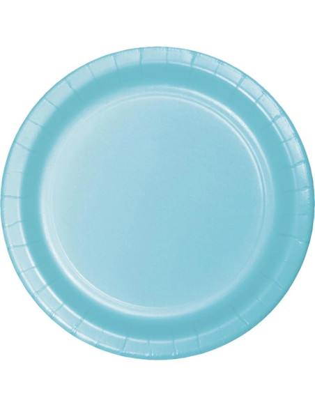 Partyteller Blau - Einweggeschirr - Tischdekoration