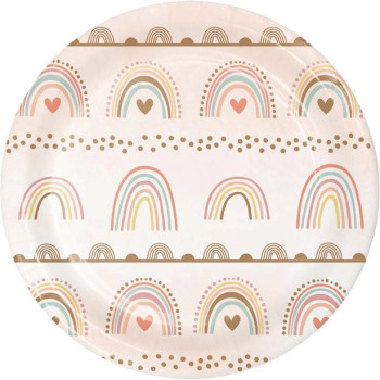 Dessertteller "Boho Rainbow" - Tischdekoration für Kinder - Bellefete.ch - Schweiz