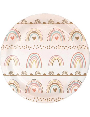 Dessertteller "Boho Rainbow" - Tischdekoration für Kinder - Bellefete.ch - Schweiz