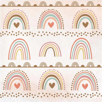 Tovaglioli "Boho Rainbow" - Decorazione di compleanno - Bellefete.ch - Svizzera
