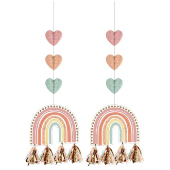 Décorations à suspendre "Boho Rainbow" - Bellefete-ch - Suisse - Décorations de fête