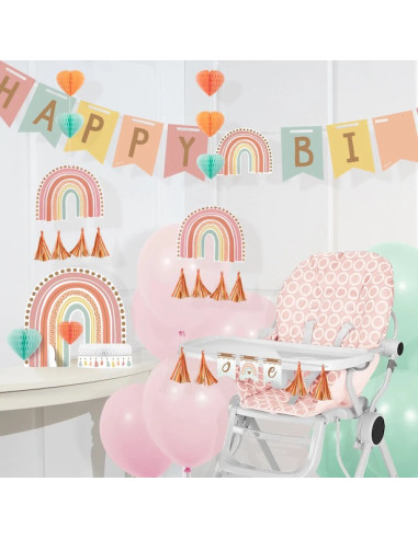 Décorations de fête à suspendre Boho Rainbow