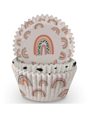 Stampi per cupcake "Boho Rainbow" - Decorazione Bohémien per Torte di Festa - Bellefete.ch