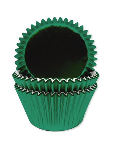 Dunkelgrüne Cupcake-Formen