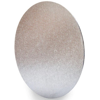 Vassoio per torta rotondo in argento - 25 cm - Decorazione per torte