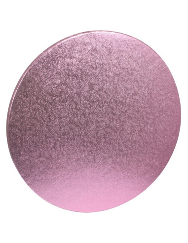 Vassoio per torta rotondo rosa chiaro - 25 cm - Decorazione di torte