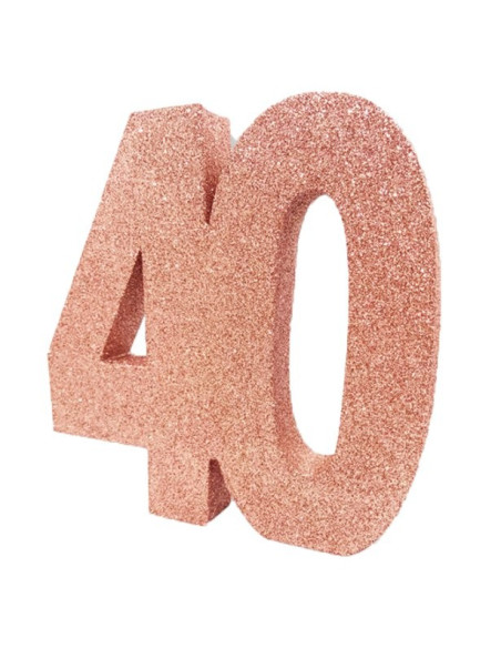 Centrotavola compleanno 40 anni - Bellefete.ch - Svizzera - Decorazioni per la tavola 40 anni