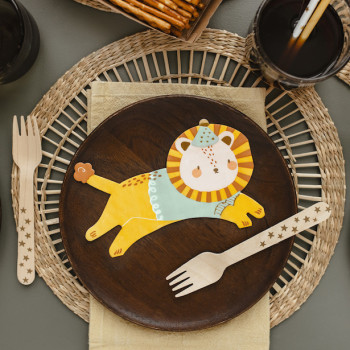 Serviettes en papier en forme de Lion - Bellefete.ch - Suisse - Décorations de fête enfants 2