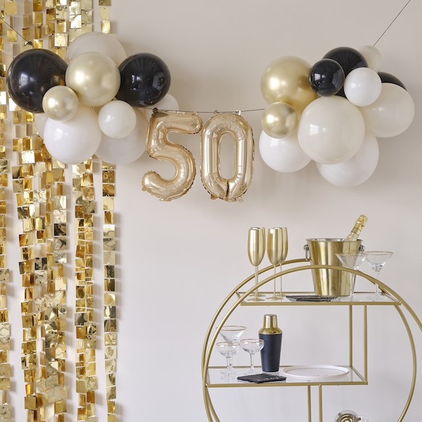 Acheter Ballons dorés mélangés, décoration de fête d'anniversaire