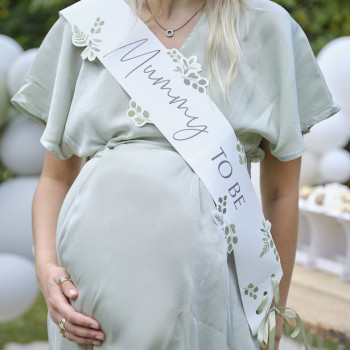 Écharpe pour Future Maman - Baby Shower - Accessoires de fête - Bellefete.ch