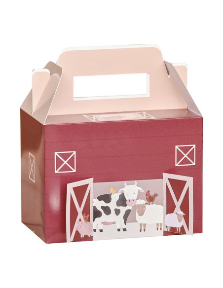Scatola per feste con animali da fattoria | Compleanno per bambini | BelleFete.ch