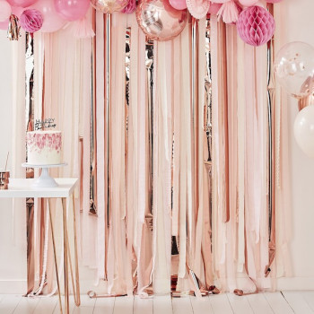 Tenda di nastri Rose Gold - Accessorio Deco per Celebrazioni - Bellefete.ch 2