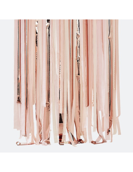 Tenda di nastri Rose Gold - Accessorio Deco per Celebrazioni - Bellefete.ch