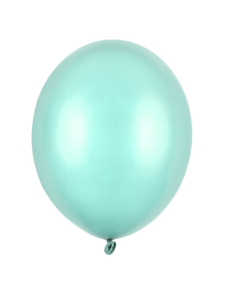 Palloncini Strong Verde Menta metallizzato - Palloni da festa resistenti - Bellefete.ch