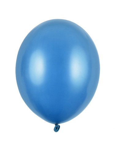 Starke karibische Luftballons in Metallic-Blau