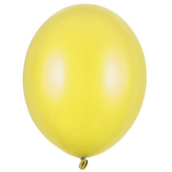Palloncini Strong Giallo Limone metallizzato - Palloni da festa resistenti - Bellefete.ch