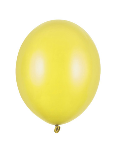 Palloncini forti giallo limone metallizzato