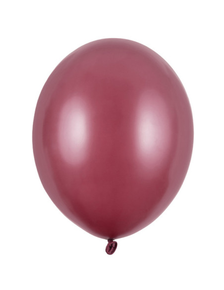 Palloncini Strong Bordeaux metallizzato - Palloncini da festa resistenti - Bellefete.ch