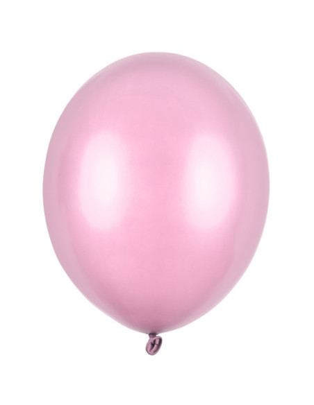 Palloncini Strong Rosa Chiaro metallizzato - Palloncini da festa resistenti - Svizzera