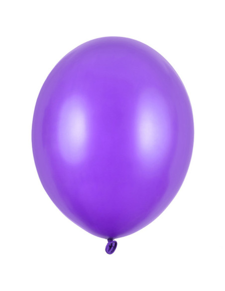 Palloncini Strong Viola metallizzato - Palloncini da festa resistenti - Bellefete.ch