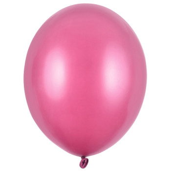 Ballons Strong Rose Vif métallisé - Ballons de fête résistants - Bellefete.ch