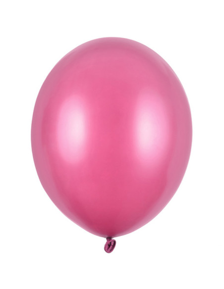 Ballons Strong Rose Vif métallisé - Ballons de fête résistants - Bellefete.ch
