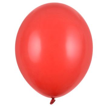 Palloncini Strong Rosso Pastello - Palloncini da festa sostenibili - svizzero