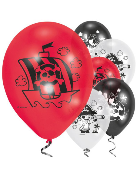 Palloncini in lattice di compleanno pirata - Bellefete.ch - Svizzera - Decorazioni per feste pirata Palloncini in lattice di compleanno pirata - Bellefete.ch - Svizzera - Decorazioni per feste pirata