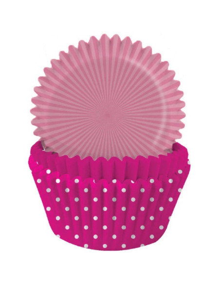 75 Cupcake- und Muffinformen Hellrosa und Hellrosa - Tortendekoration - Bellefete.ch - Schweiz