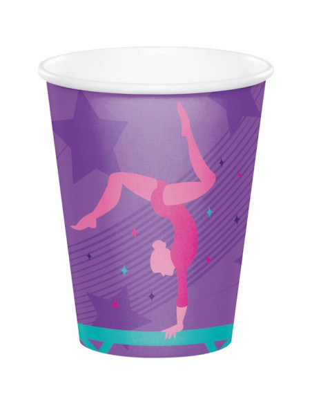 Bicchieri da festa Ginnastica - Decorazione di compleanno - Bellefete.ch - Svizzera