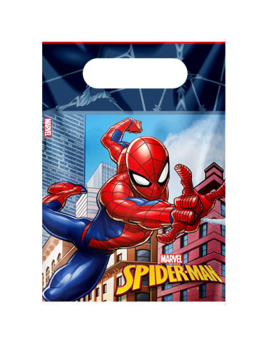 Sacs à cadeaux d'anniversaire Spiderman - Articles de fête - Livraison en Suisse