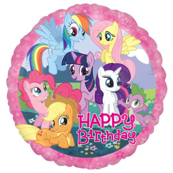 Palloncino di compleanno My Little Pony per bambini, decorazione colorata e festosa