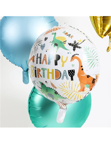 Palloncino di compleanno a tema dinosauro - Compleanno per bambini giurassici