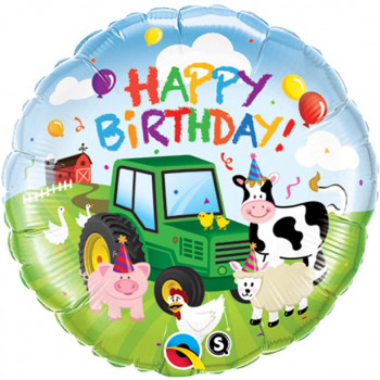 Palloncino compleanno animali da fattoria